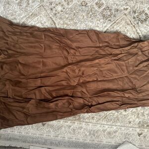 Zara Tan Midi Skirt
